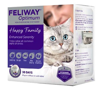 Feliway Optimum Diffusore+Ricarica Per Gatti 48ml