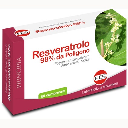 Kos Resveratrolo 98% 60 Compresse