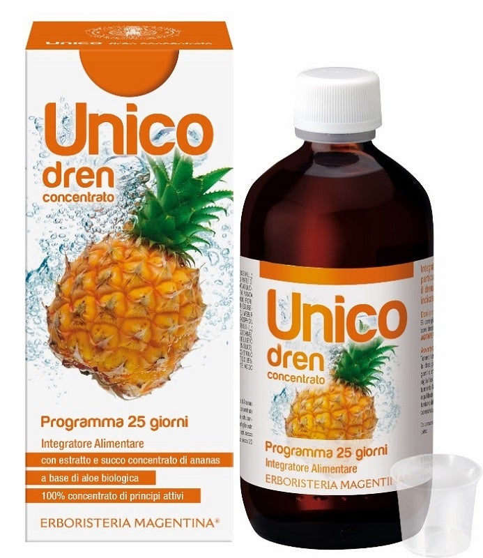 Unico Dren Succo Concentrato Di Ananas 250ml