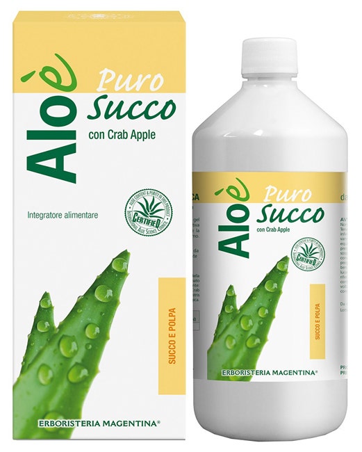 Aloe' Puro Succo e Polpa 1 Litro