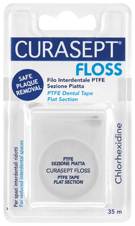 Curasept Floss PFTE Tape Clorexidina 35m