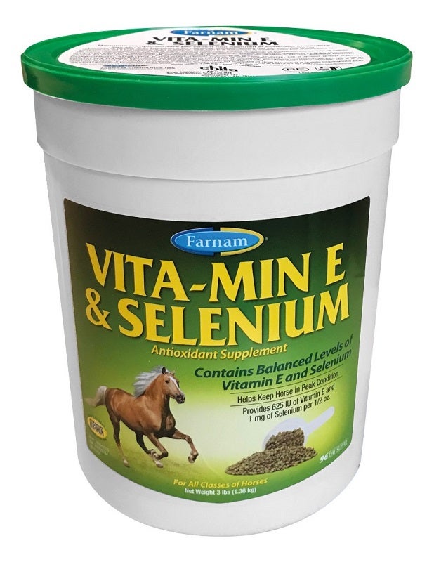 Vita-Min E Selenium Mangime Complementare Per Equini 1,36Kg