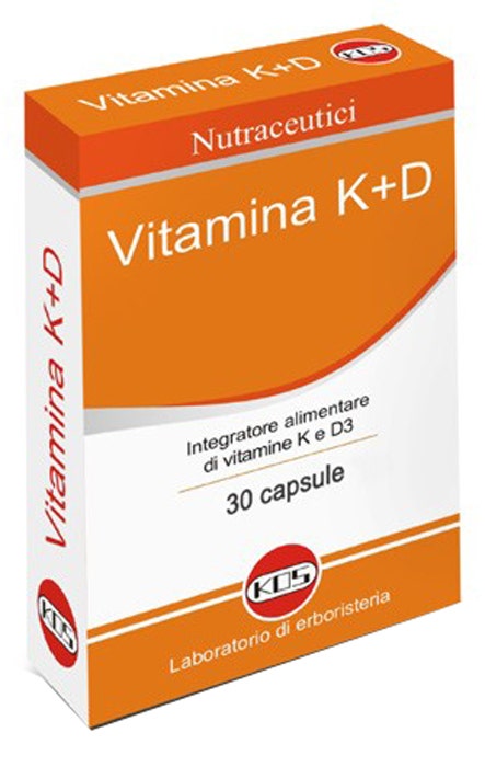 Kos Vitamina K+D Vegetale 30 Capsule