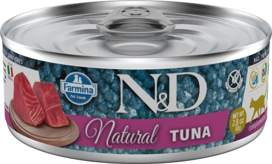 Farmina N&D Tonno Naturale Gatti Adulti Umido Lattina 70gr