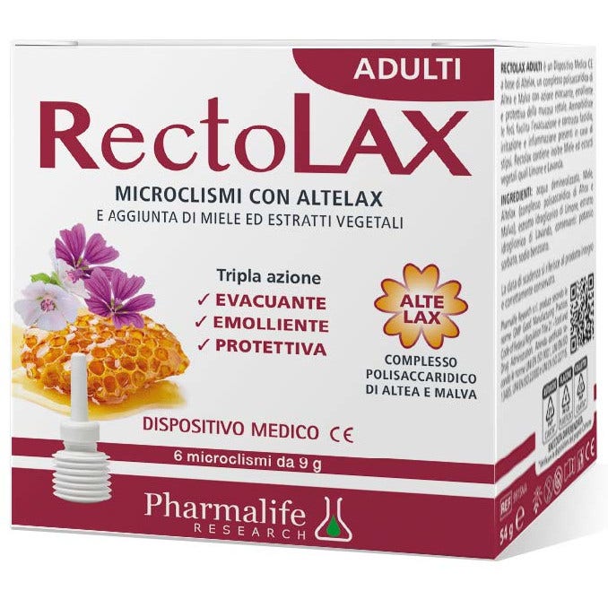 Rectolax Adulti Microclismi 6 Pezzi Da 9g