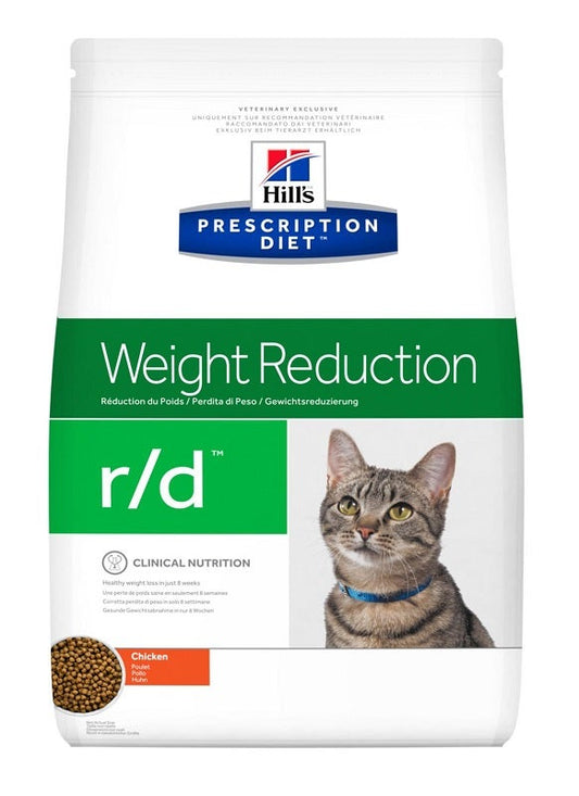 Hill's Prescription Diet R/D Weight Reduction Crocchette Pollo Per Gatti Sacco 1,5kg