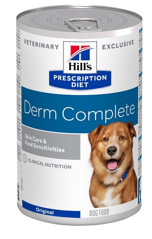 Hill's Prescription Diet Derm Complete Bocconcini Per Cani Lattina 370g