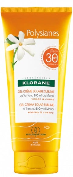 Klorane Gel Crema Solare Sublime Spf30 Viso Corpo 200ml