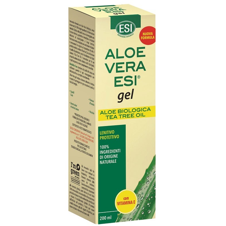 Esi Aloe Vera Gel Lenitivo/Protettivo Vitamina E/Tea Tree 200ml