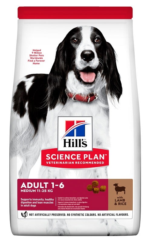 Hill's Science Plan Crocchette Agnello E Riso Cani Taglia Media Sacco 18kg