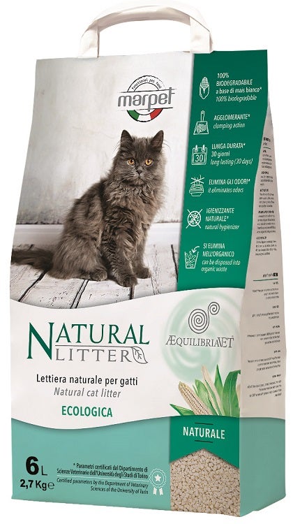 Marpet Natural Litter Lettiera Per Gatti Profumazione Naturale 6 Litri