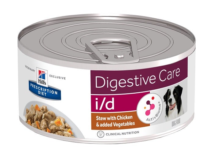 Hill's Prescription Diet I/D Digestive Care Cane Pollo E Verdure Umido Lattina 156gr