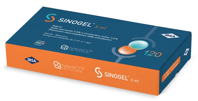 Sinogel Siringa Intra-Articolare 2,4% + 1,6% 3ml Ago Gauge 21