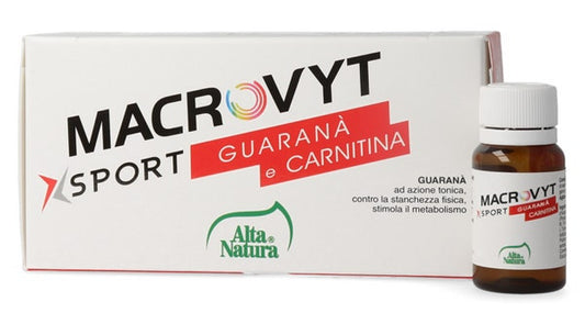 Macrovyt Sport Guarana Carnitina 10 Flaconcini