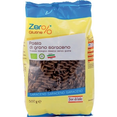 Fior di Loto Zero% Glutine Fusilli Di Grano Saraceno Integrale Senza Glutine Bio 500g