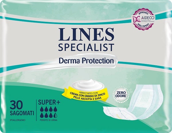 Lines Specialist Derma Protection Assorbenti Sagomati Super 30 Pezzi