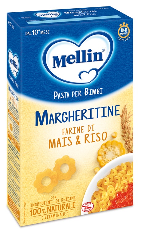 Mellin Pasta Margheritine Di Farine Mais E Riso Per Bambini 10 Mesi+ 280g