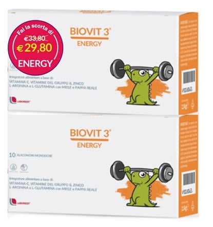 Biovit 3 Energy Multipack 2x10 Flaconcini