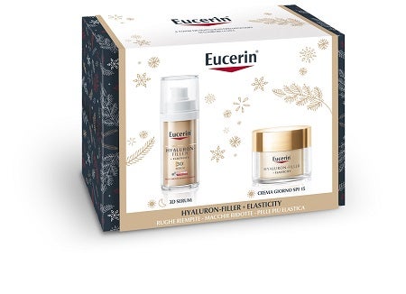 Eucerin Cofanetto Hyaluron Filler Elasticity Siero 30ml + Crema Giorno SPF15 50ml