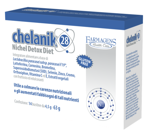 Chelanik 28 Nichel Detox Diet 14 Bustine