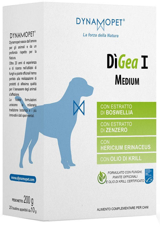 Dynamopet Digea I Medium Alimento Complementare Per Cani 20 Bustine