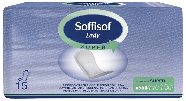 Soffisof Protezioni Femminili Lady Classic Super 15 Assorbenti