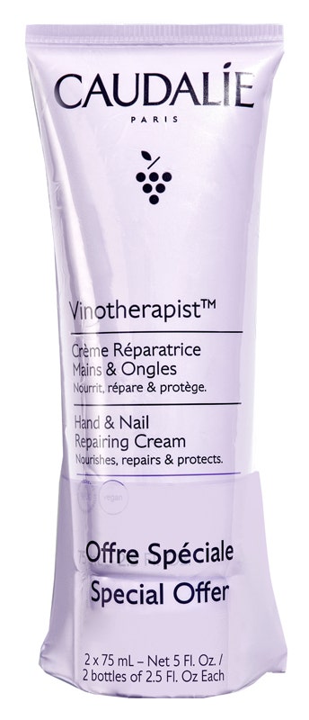 Caudalie Vinotherapist Crema Riparatrice Mani & Unghie 2x75ml