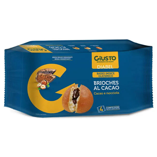 Giusto Diabel Brioche Cacao 4 pezzi