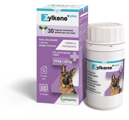 Zylkene Plus Mangime Complementare Per Cani di Grossa Taglia 15-60 Kg 30 Capsule