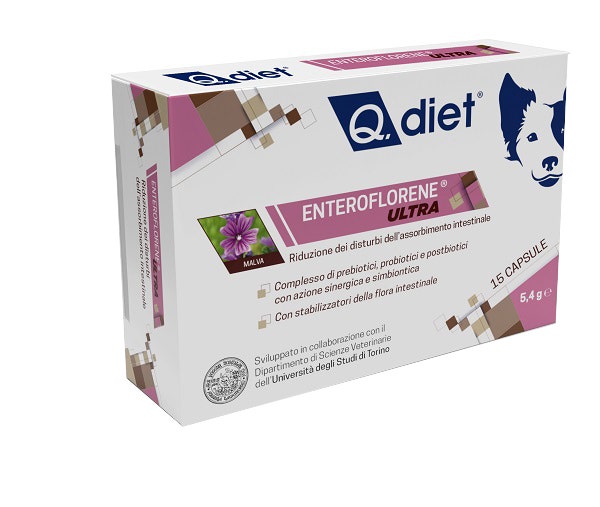 Q.Vet Enteroflorene Ultra Per Cani 15 Capsule