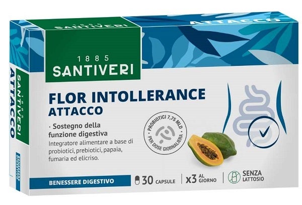 Santiveri Flor Intollerance Attacco 30 Capsule