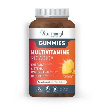 Vitarmonyl Gummies Multivitamine Ricarica 30 Caramelle Gommose