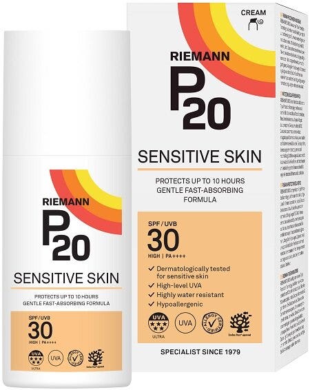 Riemann P20 Protezione Solare Pelli Sensibili 200ml SPF30