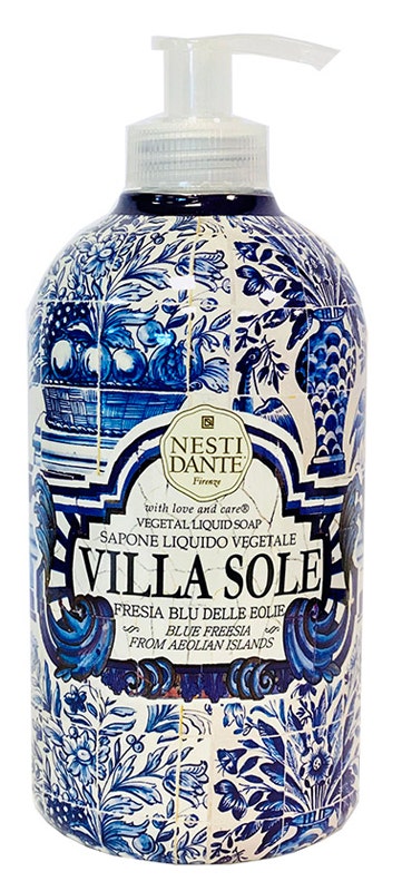 Villa Sole Sapone Liquido Vegetale Fresia Blu Delle Eolie 500ml