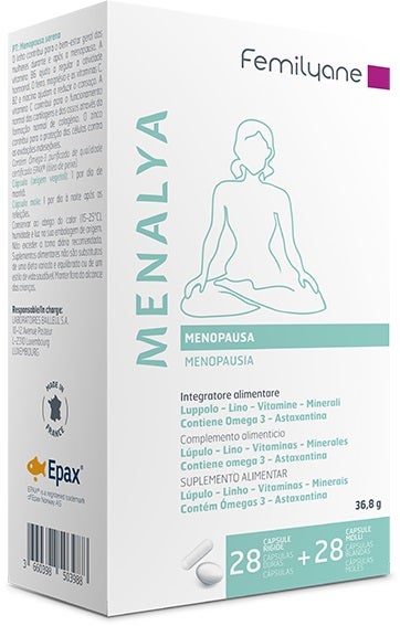 Laboratoires Bailleul Menalya Menopausa 28 Capsule Rigide + 28 Capsule Molli