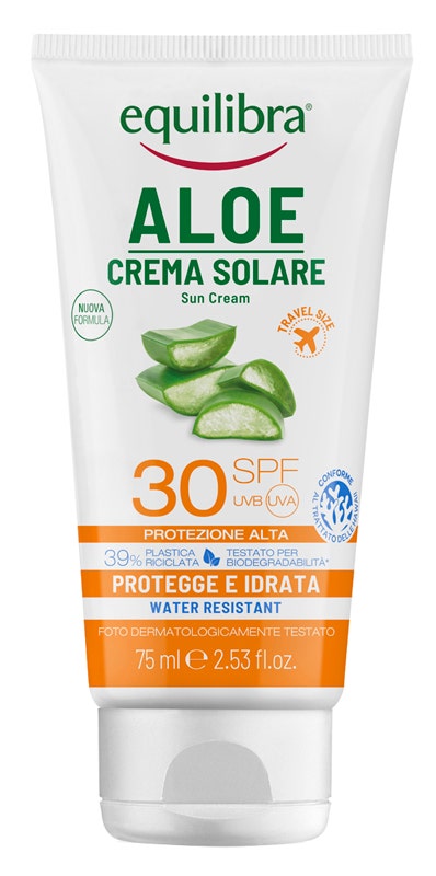 Equilibra Aloe Crema Solare Protettiva/Idratante 75ml SPF30