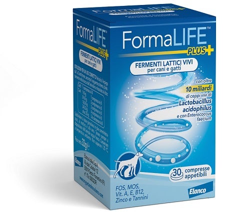 FormaLife Plus Fermenti Lattici Vivi Per Cani/Gatti 30 Compresse