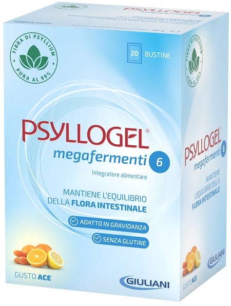 Psyllogel Megafermenti 6 Ace 20 Bustine