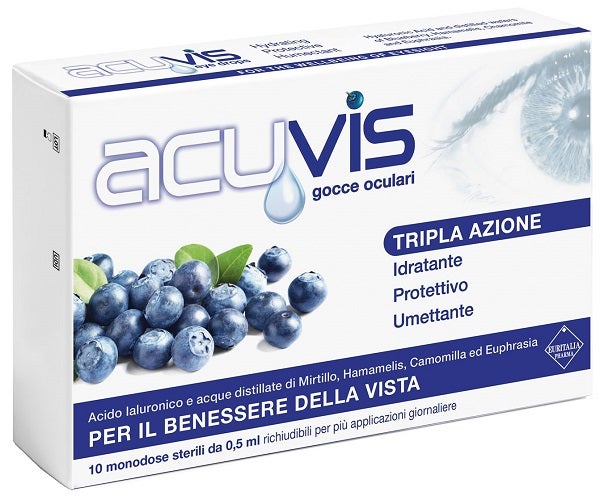 Acuvis Gocce Oculari 10 Flaconi 0,5ml