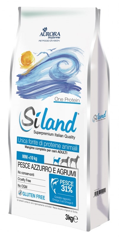 Siland Diet Cane Adult Mini < 10Kg Pesce Monoproteico Crocchette 3Kg