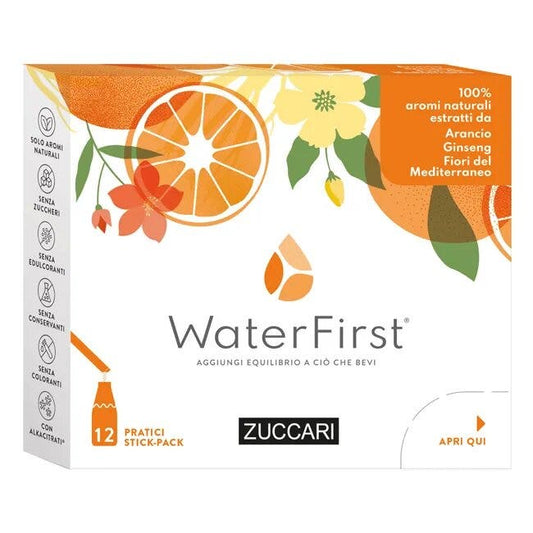 Zuccari WaterFirst Arancio/Ginseng/Fiori Del Mediterraneo 12 Stick