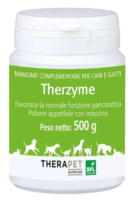 TheraPet Therzyme In Polvere Con Misurino  Per Cani/Gatti 500g