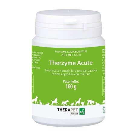 TheraPet Therzyme Acute In Polvere Con Misurino Per Cani/Gatti 160g