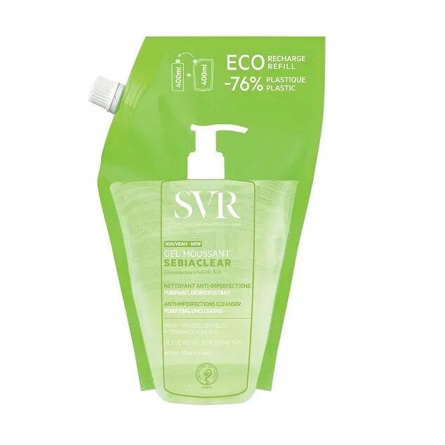 SVR Sebiaclear Gel Moussant Detergente Purificante Ricarica 400ml