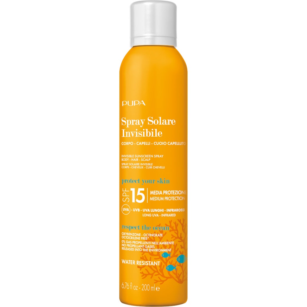 Pupa Spray Solare Invisibile Corpo E Capelli SPF15 200ml