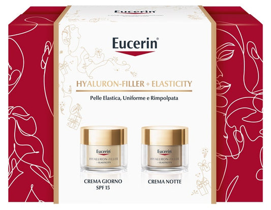 Eucerin Hyaluron Filler + Elasticity Crema Giorno SPF15 50ml + Crema Notte 50ml