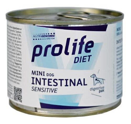 Prolife Diet Dog Intestinal Sensitive Cibo Umido Per Cani Taglia Piccola Lattina 200g