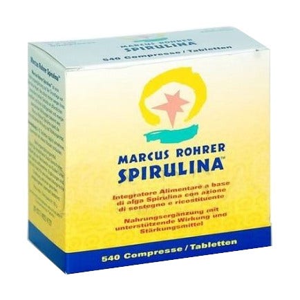 Spirulina Marcus Rohrer 3 Ricariche Da 180 Compresse