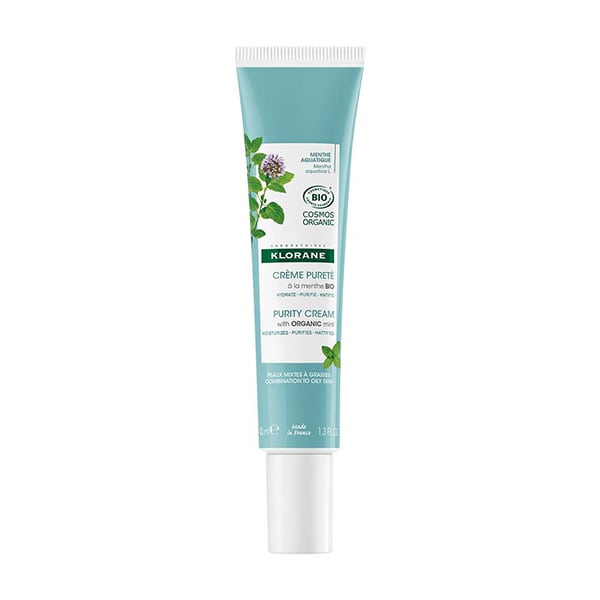 Klorane Crema Purificante Viso Menta Acquatica Bio 40ml