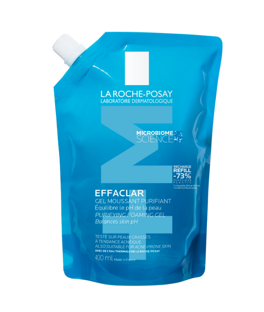 La Roche Posay Effaclar+M Gel Detergente Schiumogeno Purificante Refill 400ml